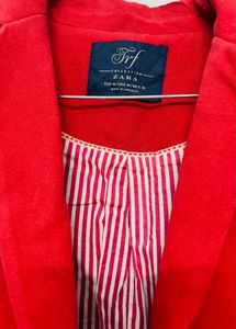 Zara Red Blazer
