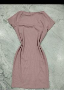 H&amp;m Ribbed Sweetheart Neck bodycon dress