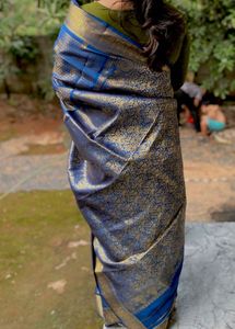 Elegant Blue Saree