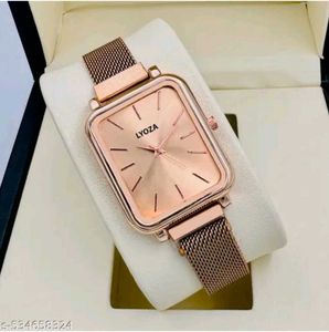 LYOZA Rose Gold Mesh Watch