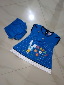 Beautiful Navy Blue 💙 Colour Baby Frock 😍😍