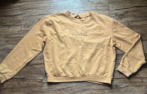 Beige "Discover" Sweatshirt