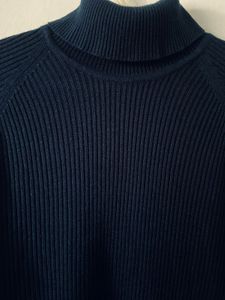Mast &amp; Harbour Navy Blue Turtle Neck Sweater