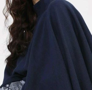 Stylish Navy Blue Cape
