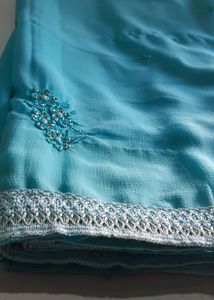 Very Attractive Saree + Matching Blouse