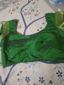 Pink &amp; Green Saree