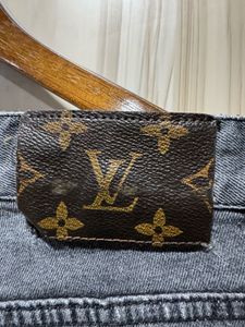 Louis Vuitton Paris Black Jeans