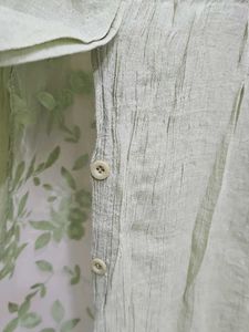 Green Embroidered Dress