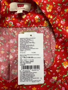 Levi’s Floral Long Sleeve Blouse