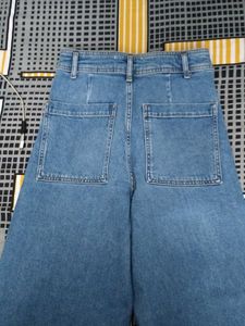 Wide Leg Denim Jeans