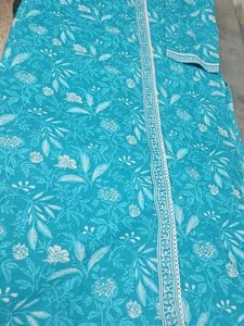 Elegant Floral Print Kurta Pillzo Set With Dupatta