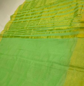 Lime Green Saree🥻