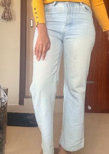 Light Wash Wide Leg Savana Jeans