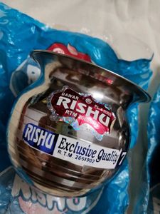 2 New Stainless Steel Lota/Kalash