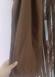 😍SALE😍Brown &amp; White Striped Kurti with Pant Set