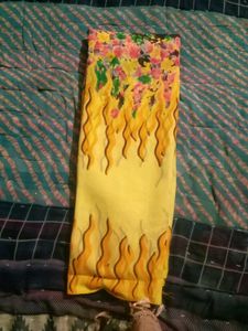 Sale 2 Combo Saree Yellow And Pink