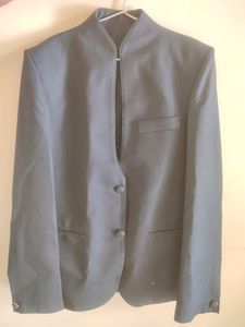 Combo Men Blue Coat Blazer Waistcoat