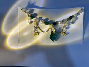 Emerald Hue Fairy Necklace