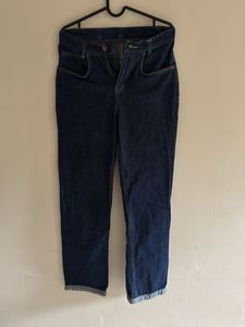 Custom Made Raw Denim High Rise Jeans