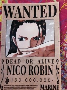 Nico Robin Wanted Poster