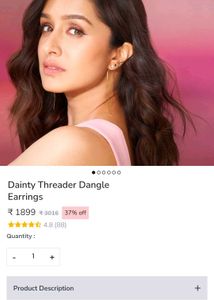 palmonas Dainty Dangle Earrings