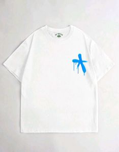 Round neck oversized tee