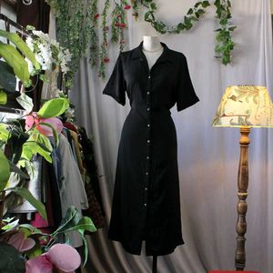 Chic Black Shirt Dress