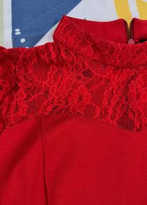 Red Net Dress