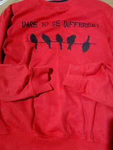 Red &#39;Dare to be Different&#39; Sweatshirt