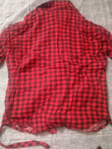 Red &amp; Black Checkered Shirt