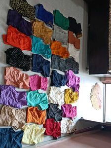 Lot of 32 Sari Blouses
