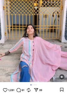 Striped Kurta Set