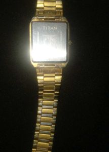 Classic Gold Titan Analog Watch