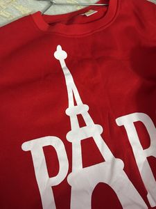 Red Paris Sweatshirt