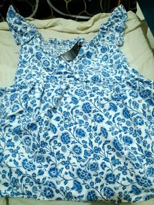 Floral Print peplum Top