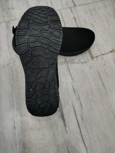 Comfy Black Slip-On Sneakers