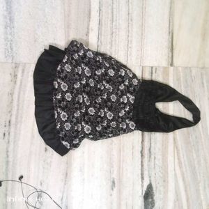 Floral Halter Mini Dress
