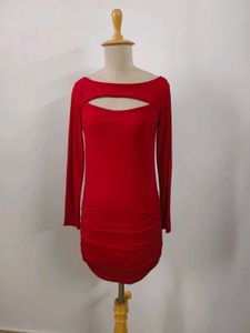 Chic Red Bodycon Dress