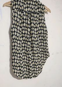 High Low Top Sleve Less For Girls