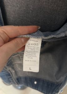 Distressed Denim oversized Jacket | L size