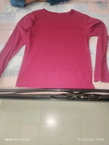 Pink Long Sleeve Top
