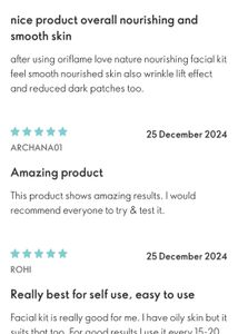 Nourishing Facial Kit with Organic Guarana, Papaya