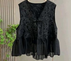 Jacquard Vest Jacket