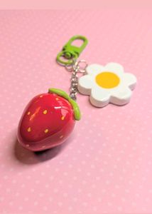 LARGE Strawberry 🍓🤍🍋 Bagcharm