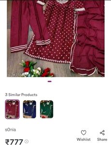 beautiful party wear naira cut kurti pant Dupatta