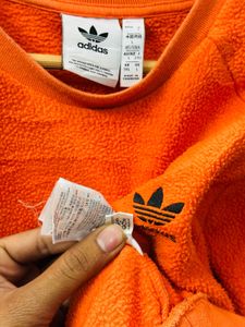 Orange Adidas Sweatshirt