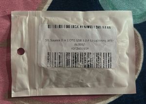 53 Sounce 2 In 1 USB 3.0 A To Lightning .MRP