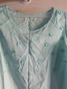 Light Blue Sleeveless Top