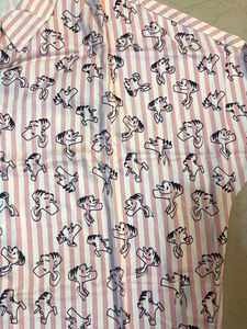 Hush Striped &amp; Cartoon Print Shirt
