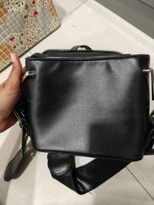 A Cute black Grungy Sling Bag